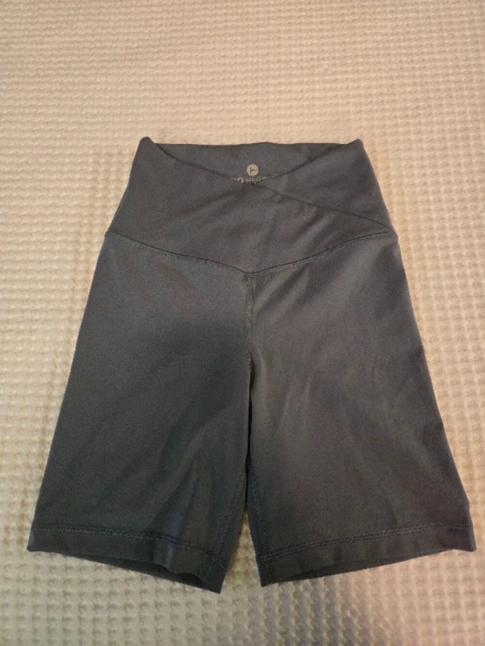 90 Degree by Reflex Gray Lux Crossover 7-Inch Bike Shorts XS